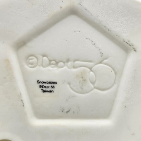 Department 56 Snowbabies Christmas Ornament Baby Angel Crawls Star Figurine VTG - Picture 8 of 10